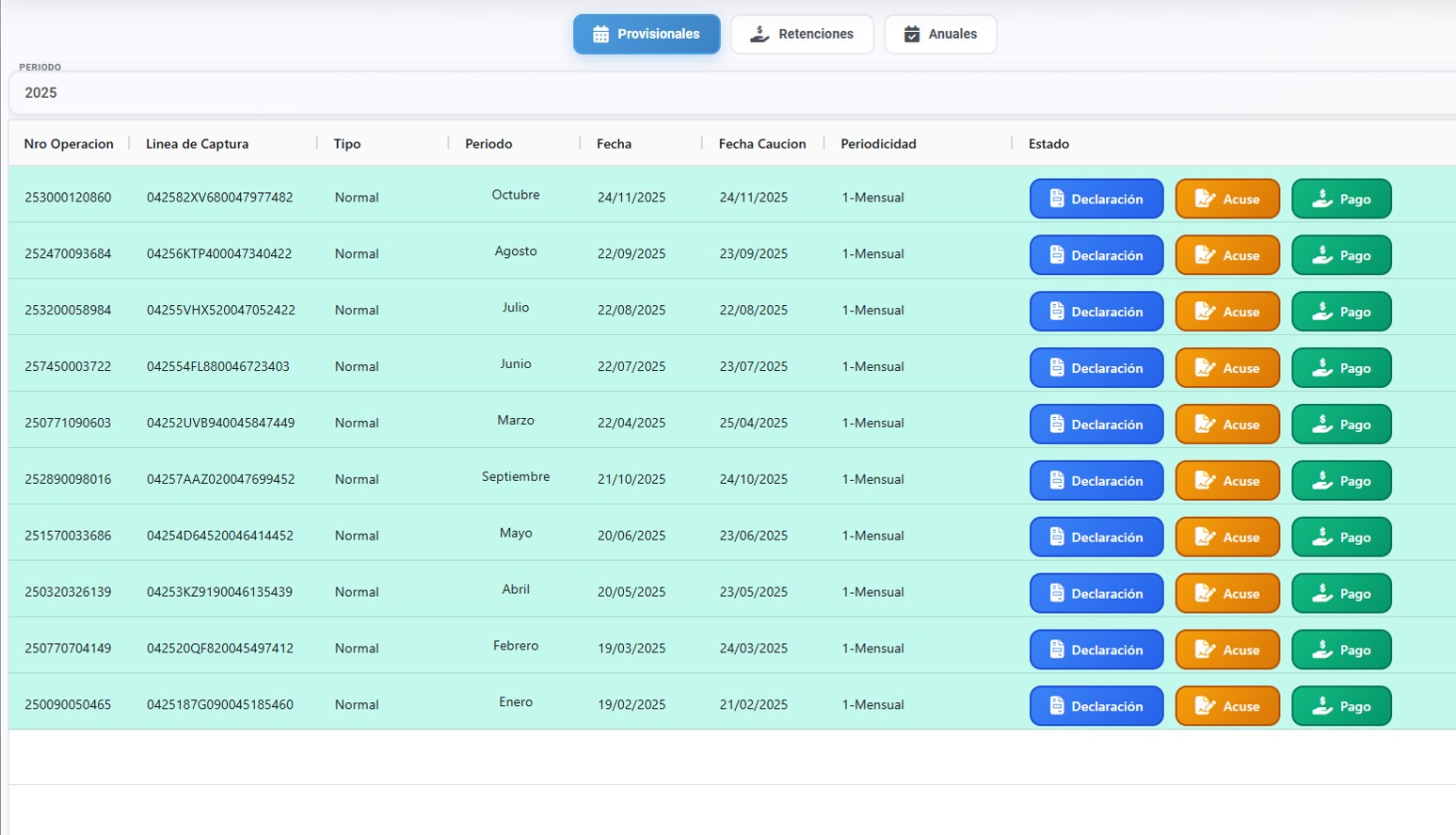 Declaraciones y Pagos - Gestiona tus declaraciones fiscales y pagos al SAT
